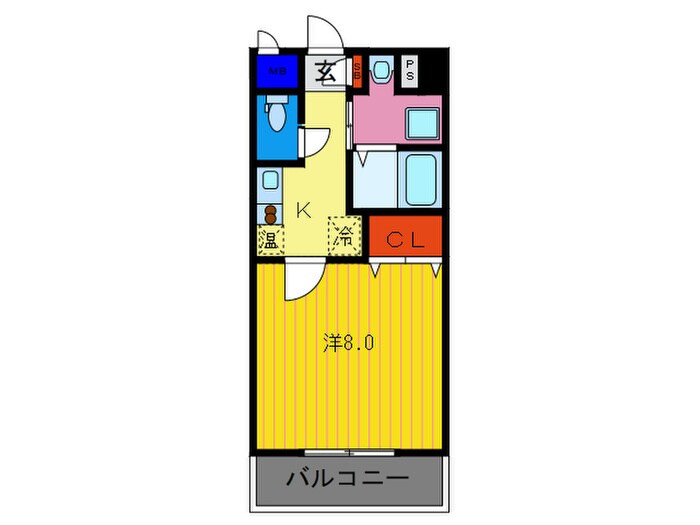 ティムール九条の物件間取画像