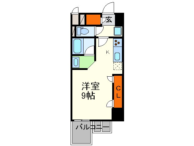 KDX堺筋本町レジデンスの物件間取画像