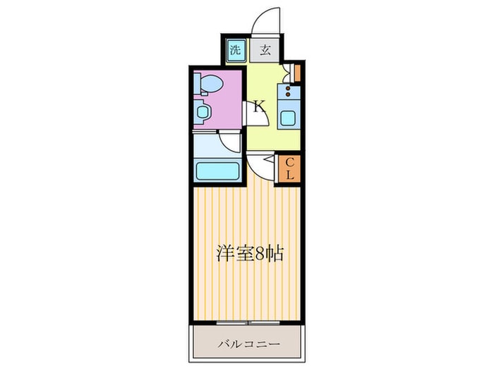 グランドパレス西院東館の物件間取画像