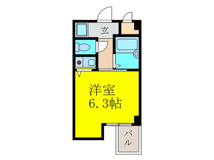 エステムコート東灘(302)の物件間取画像