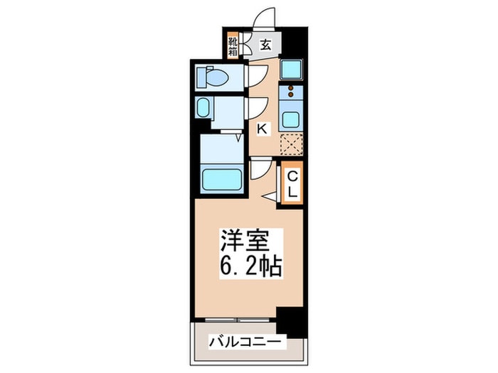 グランカリテ九条南(705)の物件間取画像