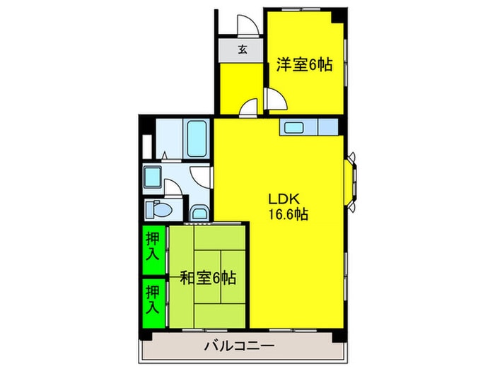 エスポワ－ル泉の物件間取画像