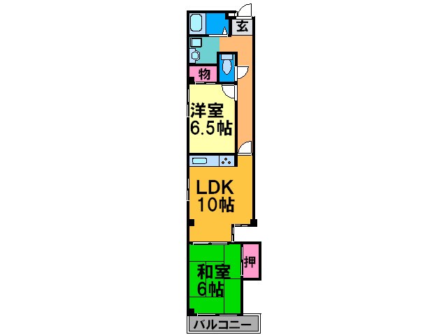 アイル竹嶋の物件間取画像