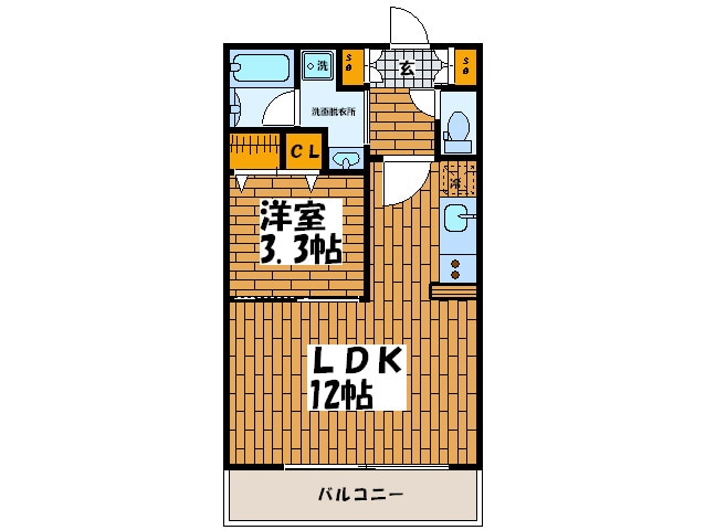 アーバネックス西長堀の物件間取画像