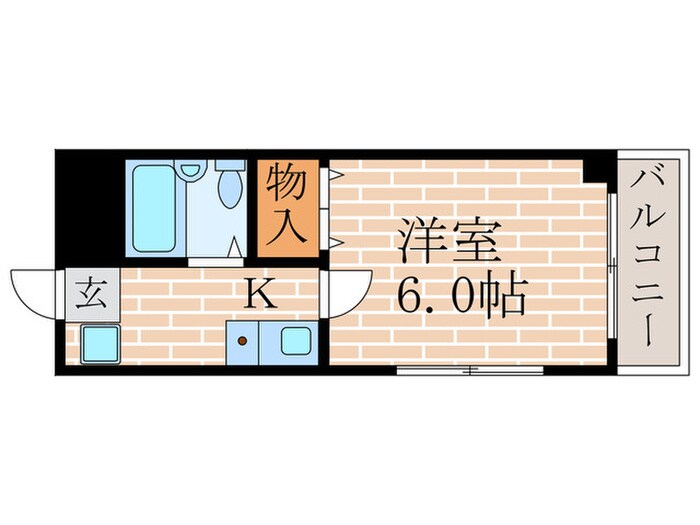 グリュ－ネバルト桃山の物件間取画像