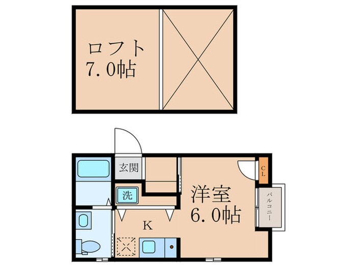 Angeliqueの物件間取画像