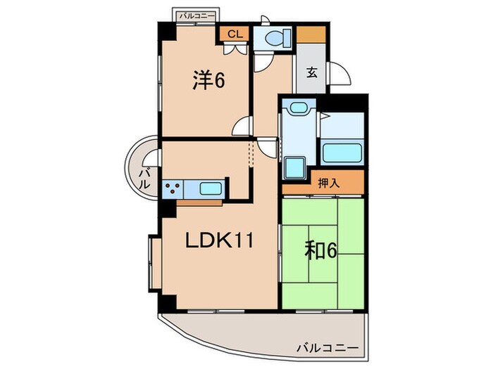 オ－ズコ－トの物件間取画像