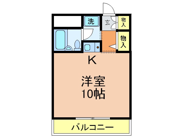 ジュネス神戸の物件間取画像