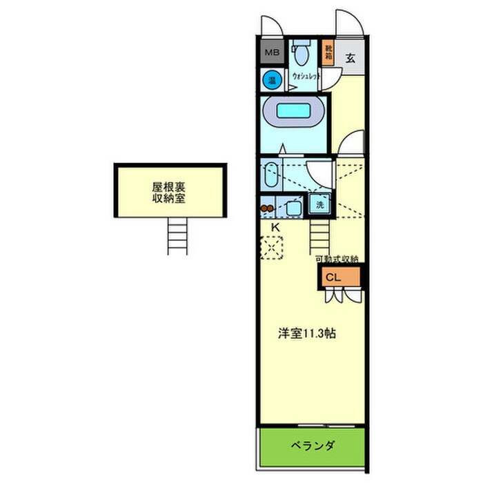 聚楽荘立花の物件間取画像