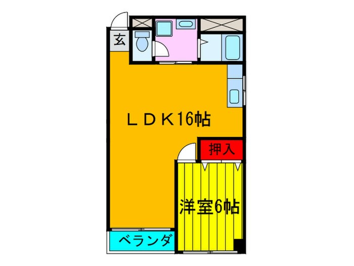ハイツタカヒロの物件間取画像