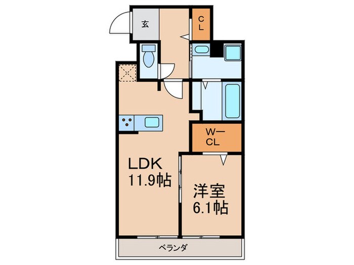 メゾン アイランドの物件間取画像