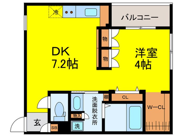 メゾン　アルシーヴの物件間取画像