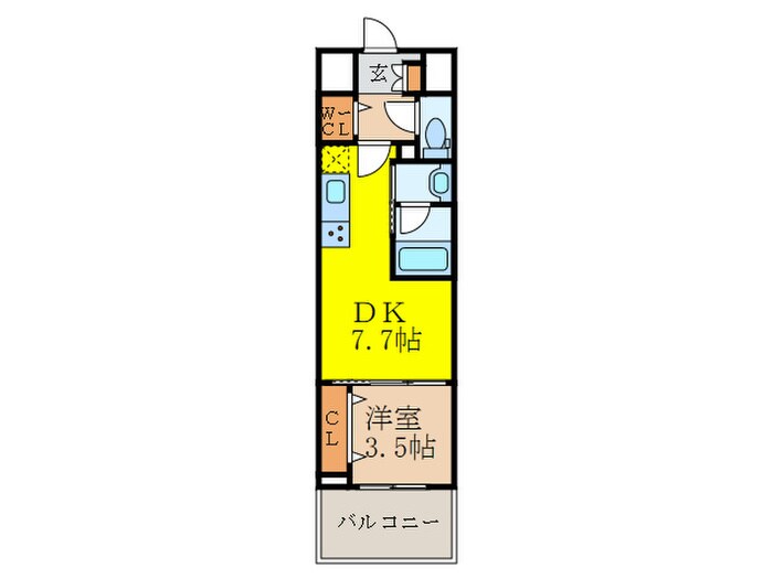 Larcieparc新大阪の物件間取画像