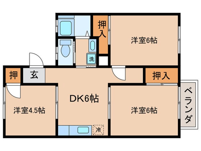 Ｎハイツの物件間取画像