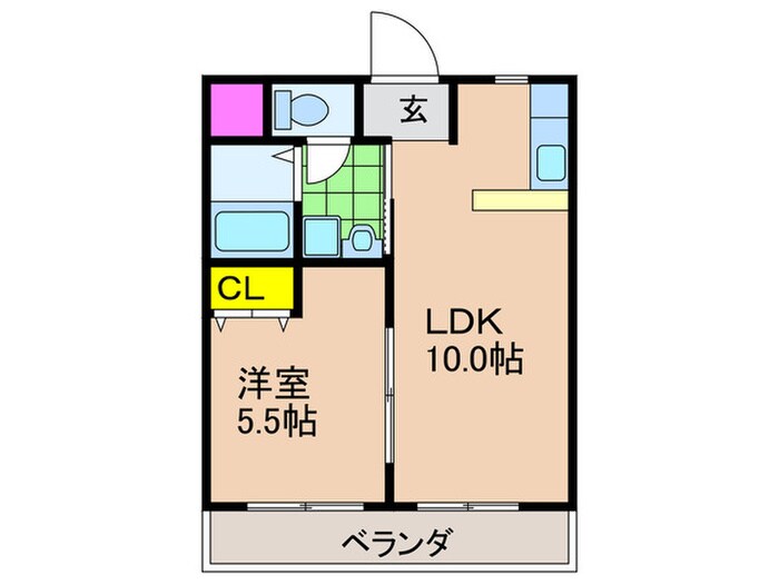 ファミ－ユ長谷川の物件間取画像