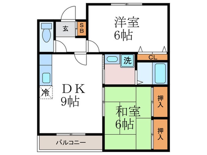 GARNET RESIDENCE上桂の物件間取画像