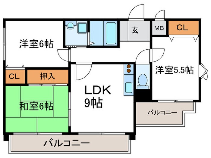 キャピタルウイングの物件間取画像