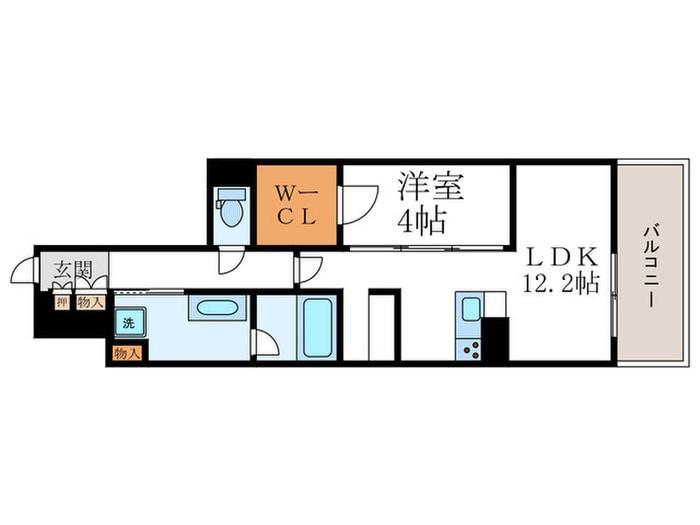 シャーメゾン京都御所西の物件間取画像