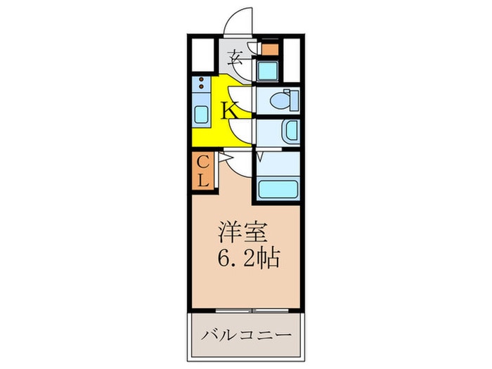 エスリード新大阪ヴェルデの物件間取画像