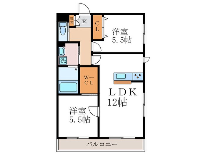 Park　Side　YUKIの物件間取画像