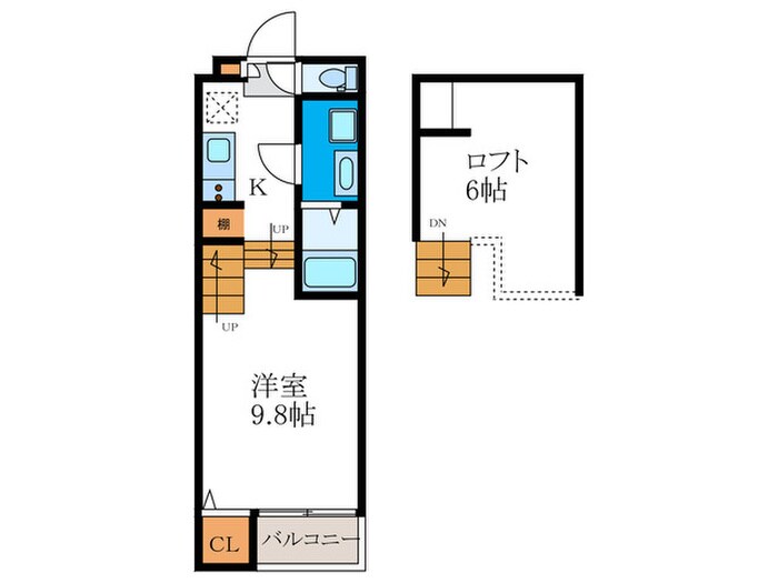 K′sテラスの物件間取画像