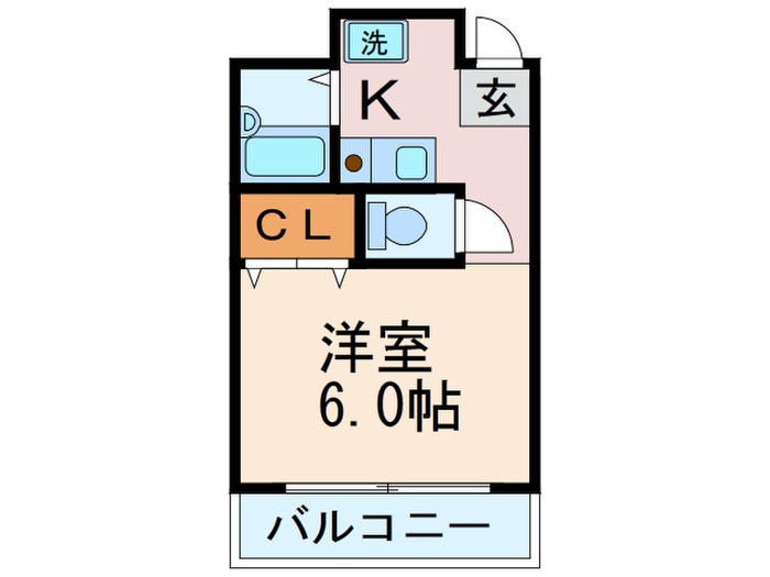 グランヴェ－ル深澤の物件間取画像