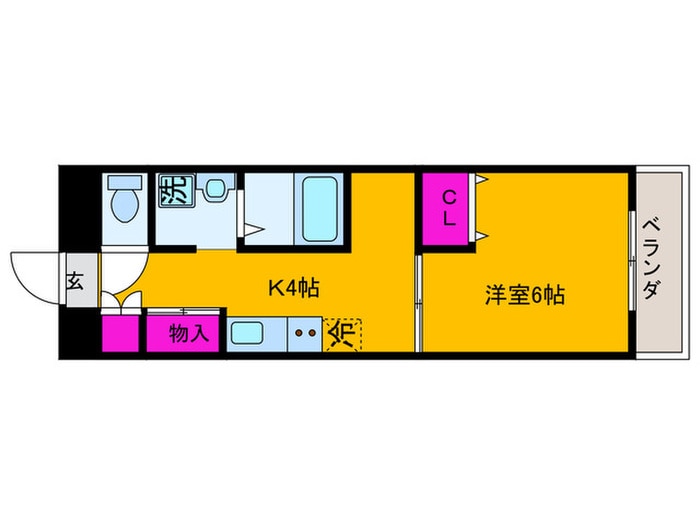 シーガルマンションⅡの物件間取画像