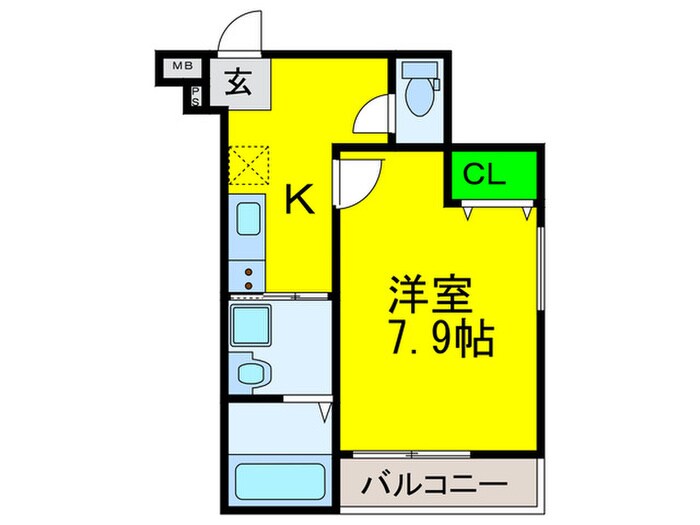 フジパレス住吉公園の物件間取画像