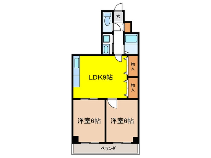 サニ－マンション東部の物件間取画像