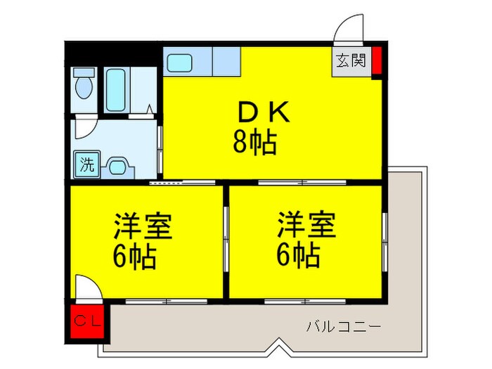 サニ－マンション東部の物件間取画像