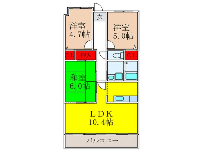 物件間取画像