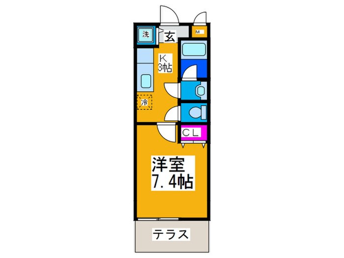 フジパレス水池の物件間取画像