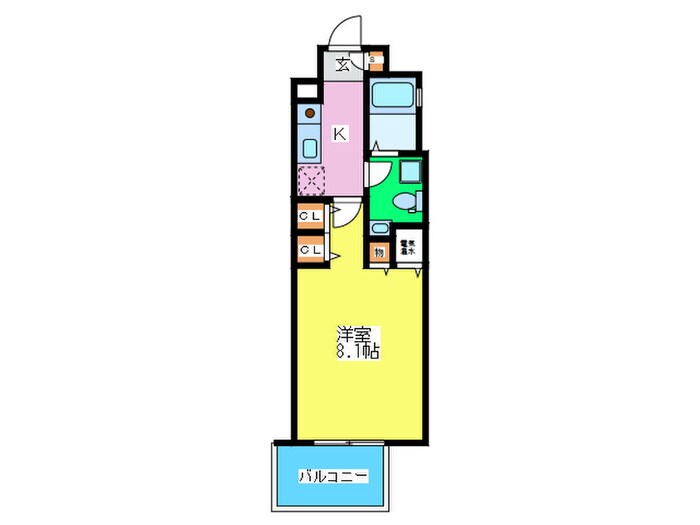 グラマシー京橋の物件間取画像