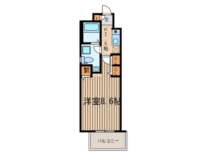 グラマシー京橋の物件間取画像