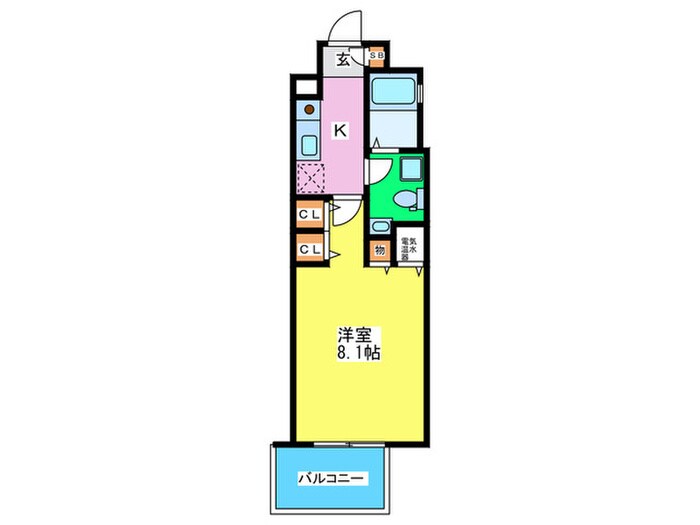 グラマシー京橋の物件間取画像