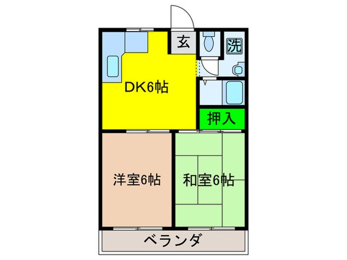 種村マンション１番館の物件間取画像