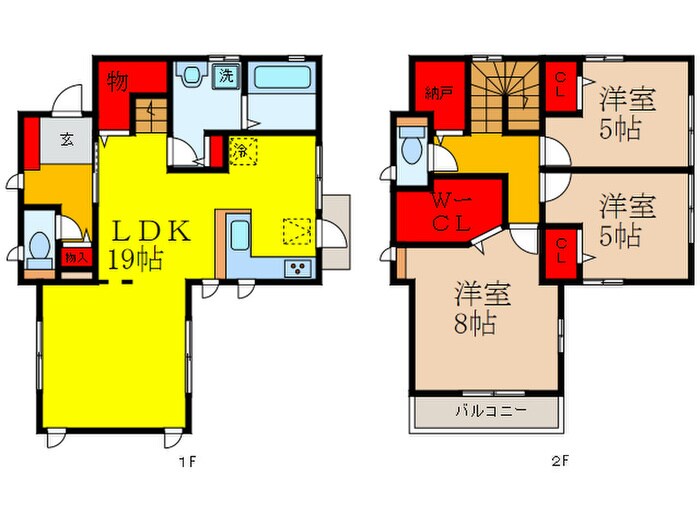 千里山東戸建１の物件間取画像