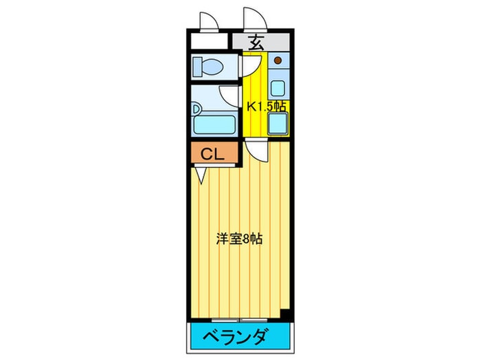 ア－バン千林Ａ棟の物件間取画像