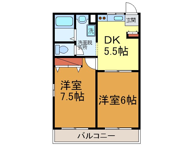 物件間取画像