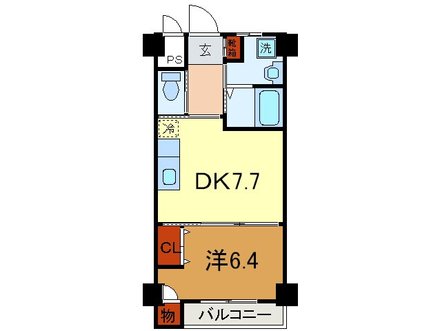 夢野アパ－トメントの物件間取画像