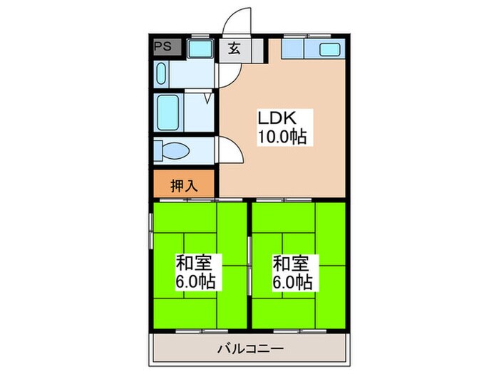 オーク四条畷の物件間取画像