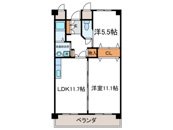 ロイヤルスプリングスの物件間取画像