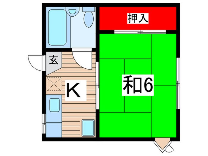 コーポ京の物件間取画像