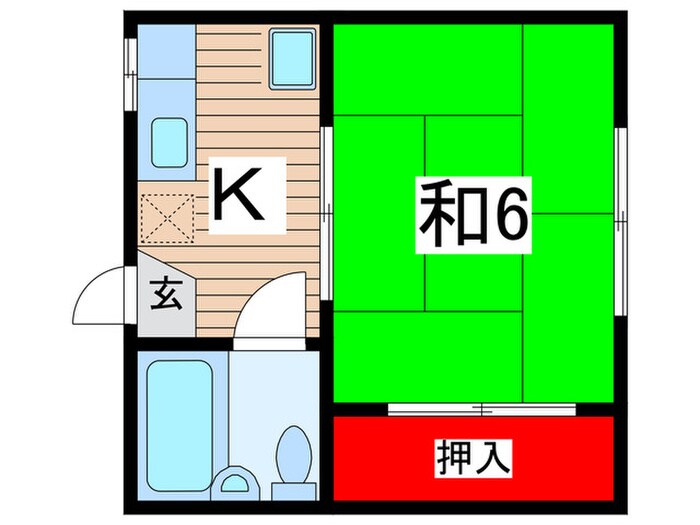 コーポ京の物件間取画像