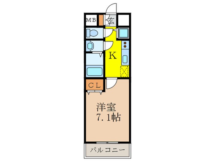 セゾンコ－ト新大阪の物件間取画像