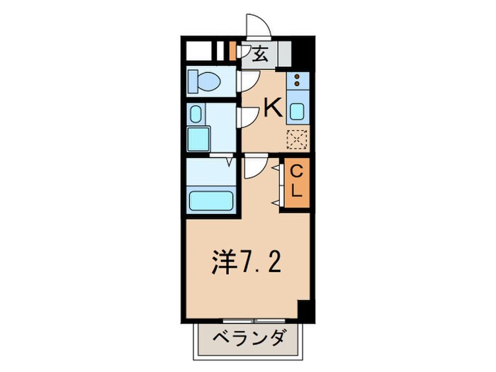 トレフル立花の物件間取画像