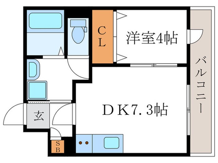 THE GARNET RESIDENCE京大前EASTの物件間取画像