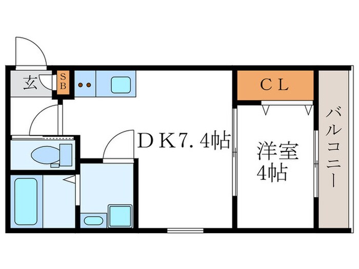 THE GARNET RESIDENCE京大前EASTの物件間取画像