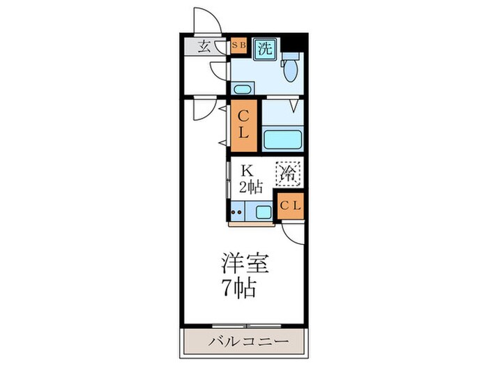 THEGARNETSUITERESIDENCE御所西の物件間取画像