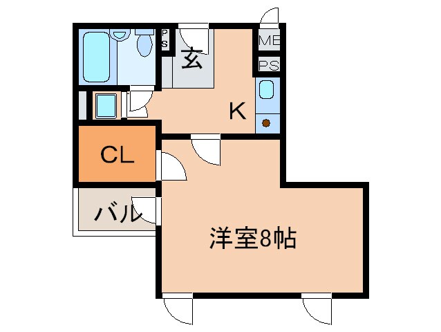 エルベコ－ト緑地公園の物件間取画像